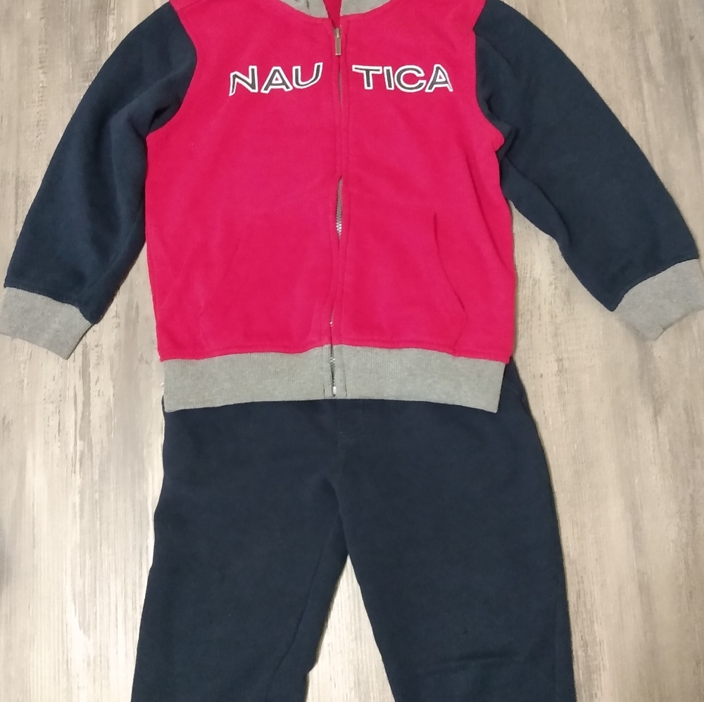 Nautica Hooded Sweater and Sweatpants Set